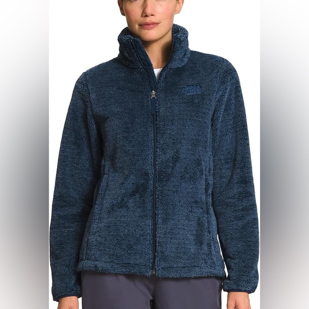 The North Face Women's Novelty Osito Fleece Jacket (Navy Blue) XL